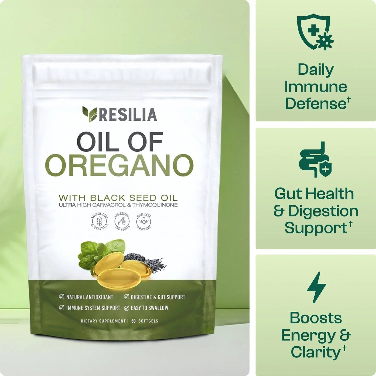 Resilia Oil Of Oregano Softgels
